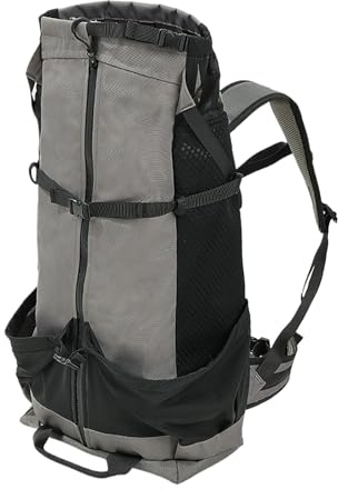 Generisch Zaino trasportino per cani, 43 cm, ergonomico | Spallacci - Zaino da viaggio in rete traspirante, robusto, multifunzionale, per passeggiate, campeggio, ecc