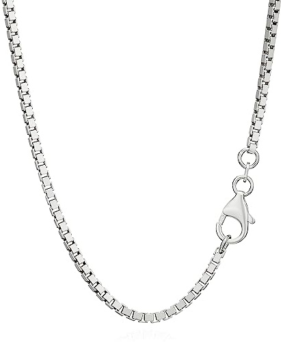 NKlaus 90cm Venezianerkette 925 Silber elegante Halskette Breite: 1,8mm Collier 16,5g schwer 8728