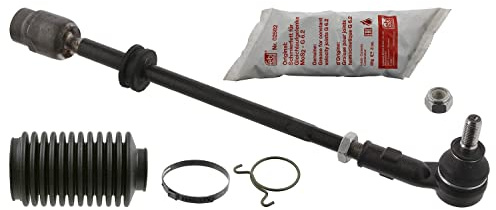 febi bilstein 49077 Spurstange mit Lenkmanschettensatz , 1 Stück | Kompatibel mit: SEAT CORDOBA, CORDOBA Vario, IBIZA II, TOLEDO I, VW GOLF II, JETTA II