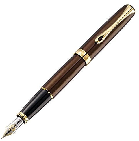 Diplomat D40213015 Excellence A2 Marrakesh Füllfederhalter mit 14 ct mittlerer Feder, Gold