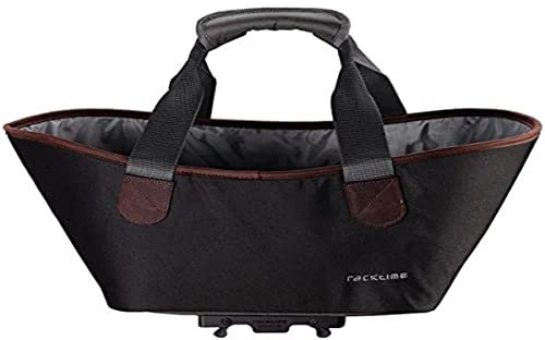 Racktime Unisex -Erwachsene Agnetha Einkaufstasche, Carbon Black, 15 Liter