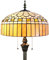 Tokira Tiffany Lampadaires Ambre, Lampadaire Tiffany Pour Salon Style Simple, Abat-Jour En Verre Soufflé De 64 Pouces[Ne contient pas d'ampoule]
