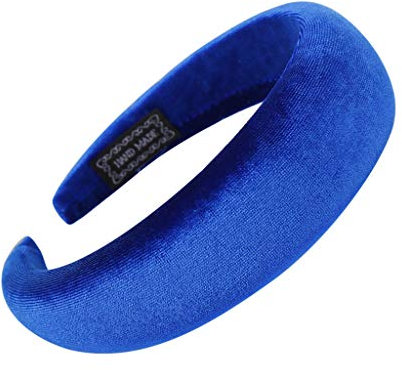 YWLINK Mode Samt Sport Haarband Volltonfarbe Damen Haar Kopfband Einfache SüßE MäDchen Stirnband(A Blau,)