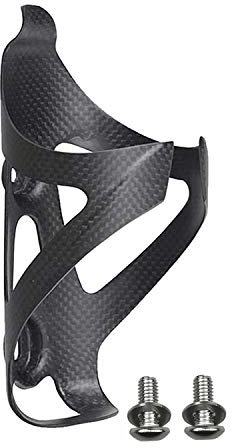 BNVB Water Bottle Cage, 4k Matte Full Carbon Fiber Lightweight and Strong Bicycle Water Bottle Holder Bike Cages Brackets - 1 Pcs