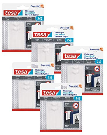 Tesa Clou adhésif pour papier peint et plâtre, 2 kg