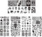 Homo Trends 5Pcs Nail Stamping Kits, Halloween Nail Art Stamping Plates Nail Stamp Templates for Halloween Manicure Stencils DIY Nail Design Decals