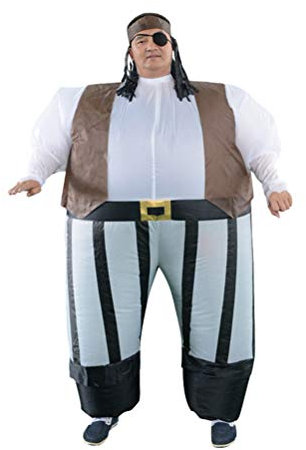 PRETYZOOM Fluch der Karibik Aufblasbare Kostüme Cosplay Piraten Kostüme Karneval Halloween Kostüme Party Aktivitäten Requisiten Halloween Supplies