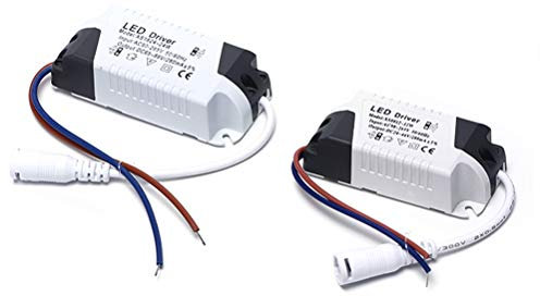 2 x Driver LED, 12-18 W, Transformador Para Plafón, Alimentador Panel, Conector CC (12-18 W)