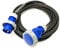16 Amp 240V IP67 Waterproof Extension Lead - PCE Blue - 2.5mm² Heavy Duty H07RN-F Rubber Cable - 16A HO7 (20 Metre)