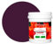 BOX DECO COULEURS Peinture naturelle écologique intérieur extérieur aspect satin Natura - 1L, Violet Aubergine