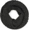 styleBREAKER Unisex Strick Loopschal grob gestrickt, Uni Schlauchschal, Winter Strickschal, Grobstrick Schal 01018157, Farbe:Dunkelgrau