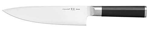 Fiskars Couteau de Cuisine, Sensei, longueur totale : 32,9 cm, Acier inoxydable à haute teneur en carbone/plastique, 1024269