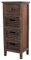Mendler Kommode-AM, Schrank 74x30x25cm, Shabby-Look, Vintage - braun