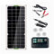 Euizz 30W Pannello Solare Auto Van Barca Trickle Portatile 12V Caricabatteria con 100A Controller
