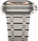 NewWays Compatible Apple Watch Metal Strap 49mm 46mm 45mm 44mm 42mm(Series 3 2 1),Stainless Steel Link Replacement Band Bracelet Straps for iWatch Ultra 2/Ultra Series 10/9/8/7/6/5/4/3/2/1/SE,Titanium