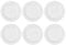 Bidasoa Glacial Ala Estrch Set 6 Platos Hondo Porcelana 23cm Porcelana Apto Microondas Apto Frigorífico Apilable