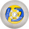 HIGHDRIL Disco Diamantato Gres Porcellanato - 115mm x M14 Utilizzo su Due Lati Disco da Taglio e Rettifica per Ceramica Porcellanato Piastrelle Marmo Pietra Artificiale Granito