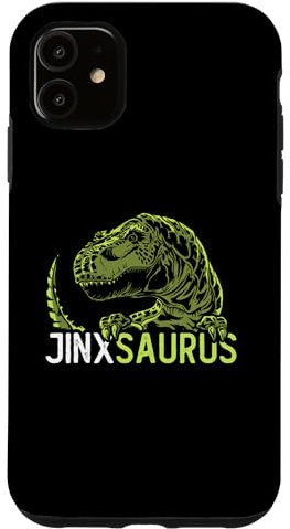 Hülle für iPhone 11 Jinx Saurus Personalisierter Name Dinosaurier T-Rex