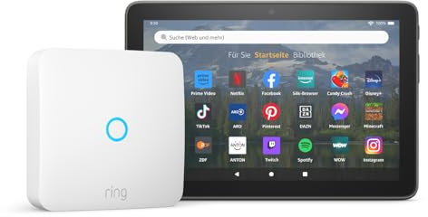 Fire HD 8 Plus-Tablet + Ring Intercom von Amazon | Greife mit dem Fire Tablet von überall aus auf deine Gegensprechanlage zu (64 GB, ohne Werbung)