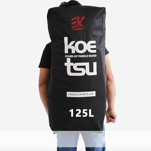 Su-p Backpack,Aufblasbare Paddleboard-Tasche 125L Tragetasche Rucksack Tasche Für S-UP Board | Robuster Rucksack Für Beliebte Stand Up Paddle Boards Kajak | Standard Oder Mit Rollen | Reißverschluss,