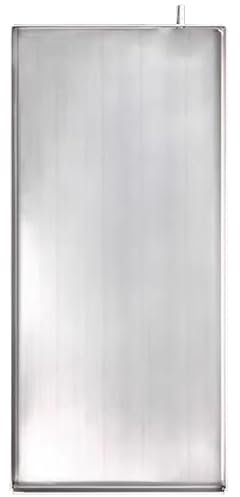 Bac D'égouttage pour Climatiseur, Bac de Récupération de Condensat, Recuperateur d Eau pour Climatiseur en Acier Inoxydable(Large)