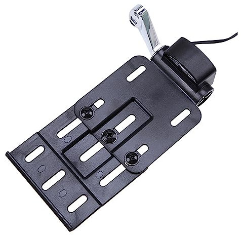 Registration Plate Holder 8mm Black&Chrome Motorcycle Side Mount LED License Plate Lights Brackets For Harley Sportster XL883 XL1200 2004-2016(Silver)