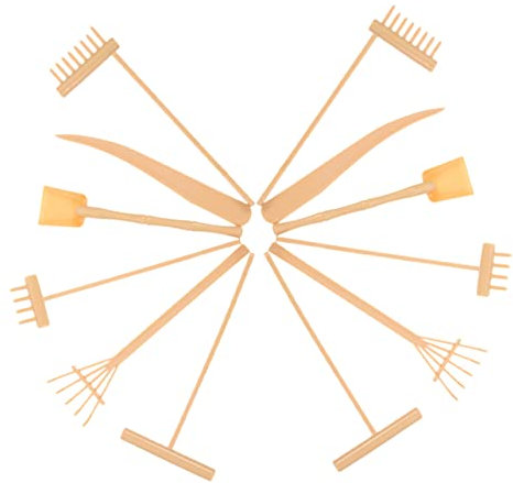 Operitacx 2 Set Sandbox Tools Sandbox Rake Tools Zen Garden Sand Tools Zen Sand Table Rake Crafts Garden Tools Toy Rock Sand Push Rakes Crafts Summer Outdoor Sand Toys Beach Toys Plastic