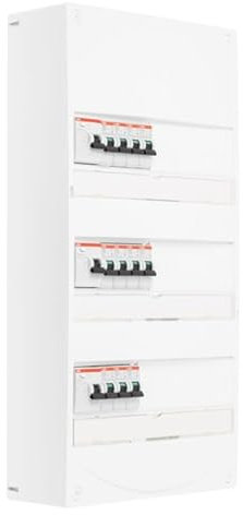 ABB Tableau 3 rangées pré-équipé 3 inter. diff. 40A + 11 disjoncteurs