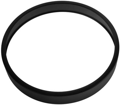 MAGICLULU Wanduhr-Grenze metallrahmen Austausch des Uhrengehäuses Rand Einer Quarzuhr Metallgehäuse für Uhrenteile Uhreneinfassung aus Metall Metallrand Metall-Wanduhr-Teilerahmen Black