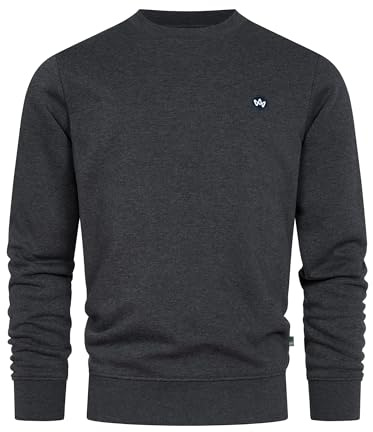 KRONSTADT Herren KSLars Organic Sweatshirt Pullover mit Rundhalsausschnitt | Bequemer Pullover für Alltag und Freizeit, Sweatpullover, Herrenpullover, Freizeitoberteil, klassischer Sweater für Männer