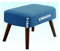 Hockerbezug Quadratisch Ottoman Cover Fußbank Schonbezug Stretch Fußhocker Husse Soft Beschützer Jacquard Slipcovers Sitzhocker mit Elastic Bottom Rund Rechteckig Waschbar Anpassbar(L,40 x 50 cm)