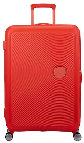 American Tourister Soundbox Spinner 77/28 TSA EXP Trolley Neon Orange Neonorange