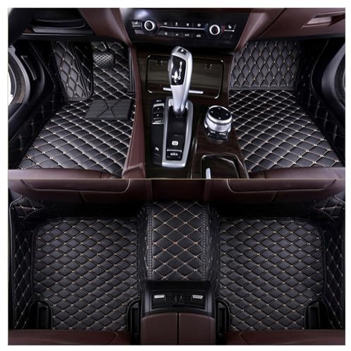Tappetini Auto per Citroen C4 Cactus,2018-2019,Colori Resistenti,Resistenti All'invecchiamento,Impermeabili,Resistenti al Calore,Adatti a Tutte le Stagioni,Realizzati in Pelle