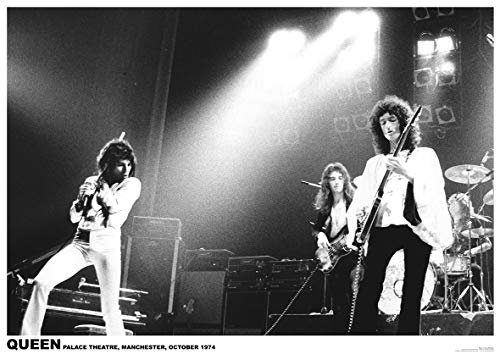 Rock Off Queen Poster Palace Theatre Manchester October 1974