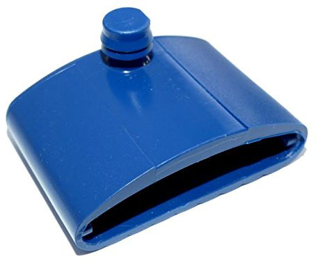 JUSNOVA Kautschukkappen Wippe z.B. für Metallrahmen | Farbe: blau | 10er Paket (10x50mm) | 1041