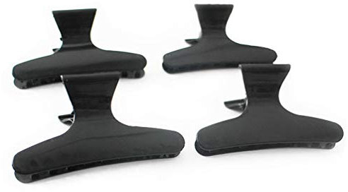 6pcs nero in plastica professionale clip di fissaggio per capelli farfalla colorante perm partizionamento posizionamento artigli granchi pinza da parrucchiere strumenti per parrucchiere