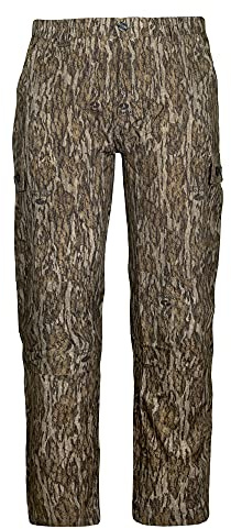 Mossy Oak Camo Lightweight Hunting Pants for Men Camouflage Clothing, Medium, Bottomland