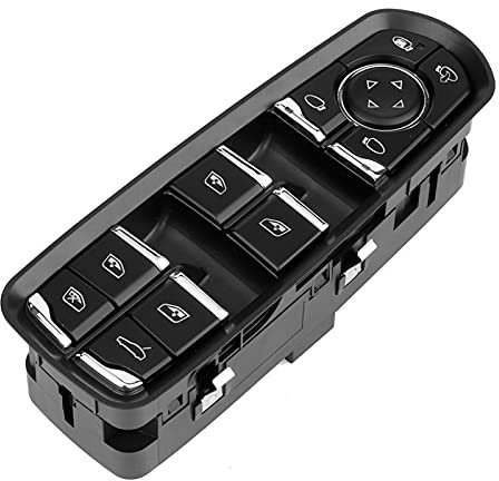 Auto Fenster Schalter, Fydun Electric Power Master Fensterheber Schalter Passend Auto Zubehör für 2011-2016 7PP 959 858 M DML 7PP 959 858 Q DML 958 613 156 20 DML