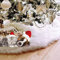 UHAPEER Faldas Arbol Navidad Felpa de Decoración, Ornamentos Vacaciones Chrismas Parte, Blanco (78cm)