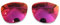 Polarlens Ersatzgläser für Oakley Frogskins – kompatibel mit Oakley Frogskins-Sonnenbrillen (Rot Blau)