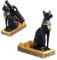 Cabilock Countertop Wine Bottle Holder Animal Wine Bottle Display Stand Egyptian Cat Figurine Statue for Table Pantry Cabinet Decoration