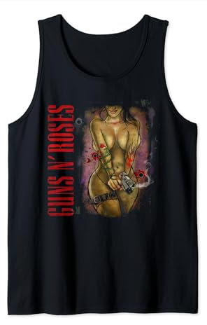 Guns N' Roses Official Gunslinger Distressed Tank Top