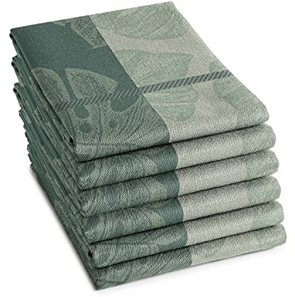 DDDDD, Geschirrtücher, Monstera, Geschirrtuch, Küchentücher, Geschirrhandtücher, Küchenhandtücher, Baumwolle, Laurel, 6 Stück
