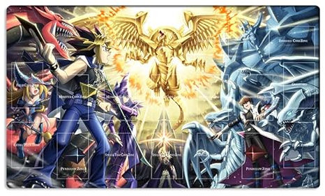 Mlikemat ZD014-406 Spielmatte mit schwarzer Rose, Drache, TCG CCG, Sammelkartenspiel-Matte, inkl. Tasche