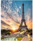 DCIDBEI Square Diamond Painting Quadratische Steine 40x50 cm Basteln Erwachsene Mosaik Puzzle Strass DIY Diamant Malerei Aufkleber Stickerei Kreuzstich Landschaft Eiffelturm Paris Sonnenuntergang