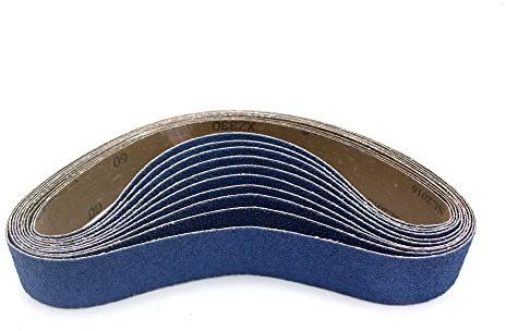 Schleifband 914 x 50 x 40# Schleifpapier Polierband Bandschleifer Schleifpapier Poliermaterial 760 x 40 x 120#, Körnung 60
