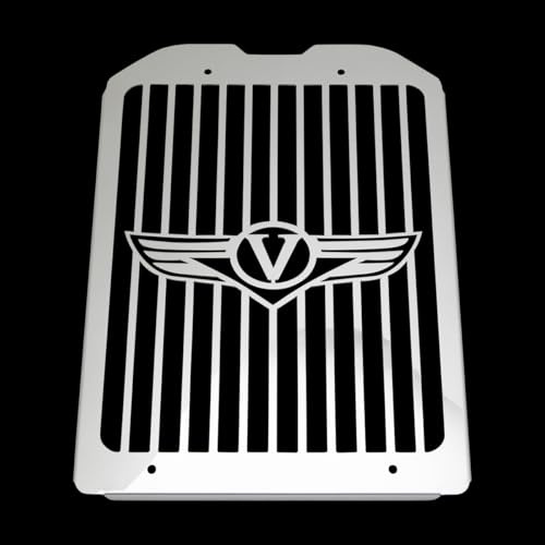 FENGREN Chrome Steel Radiator Cover Grill Guard Tank Cooler Cap For Kawasaki Vulcan VN1500 VN1600 Mean Streak 2002-2008 VN 1500 1600