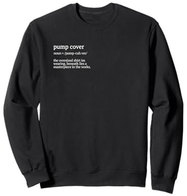 Pump Cover Definition Mens Gym Pump Cover Workout Oversized Sweatshirt