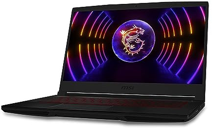 MSI Thin GF63 12UCX-817XIT, Notebook Gaming 15.6 FHD, Intel i5-12450H, Nvidia RTX 2050 4GB GDDR6, 16GB RAM DDR4 3200MHz, 512GB SSD M.2 PCIe 4, WiFi 6, No-OS [Layout e Garanzia ITA] Nero