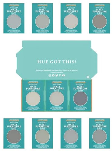 Rust-Oleum Furniture Paint in Matt Finish – Dusky Greys Tester Box